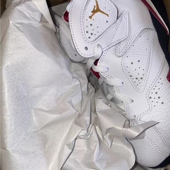 Air Jordan Retro 7 (PS) 'Cardinal 2022' Big Kids 1Y - Picture 4 of 7